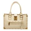 Louis Vuitton White Leather Le Fabuleux Shoulder Bag