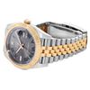 Image 6 : Mens 18K Two Tone Yellow Gold And Stainless Steel Wimbledon Roman Dial Datejust