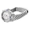 Image 6 : Rolex Ladies Quickset Sapphire Stainless Steel Silver Roman Dial 18K Gold And Sa