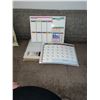 Image 1 : Set of 4 Magnetic Dry Erase Calendar and Planners NEW