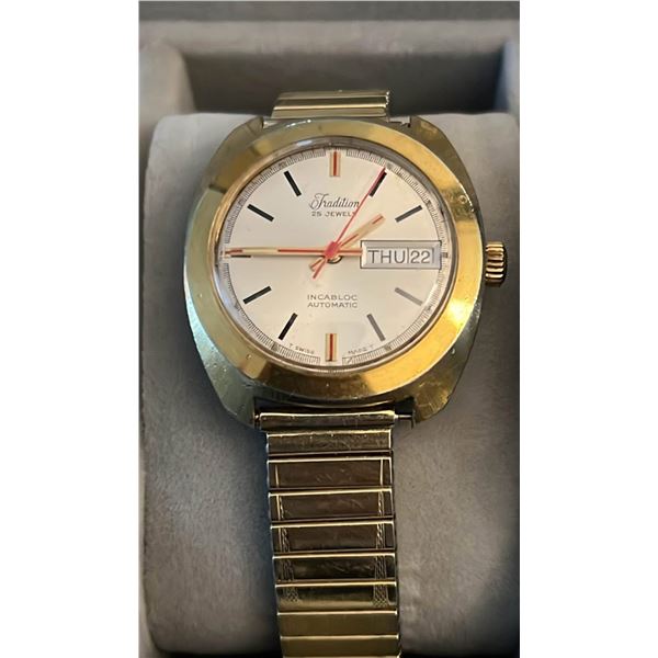 Tradition 25 Jewels Automatic Watch excellent condition