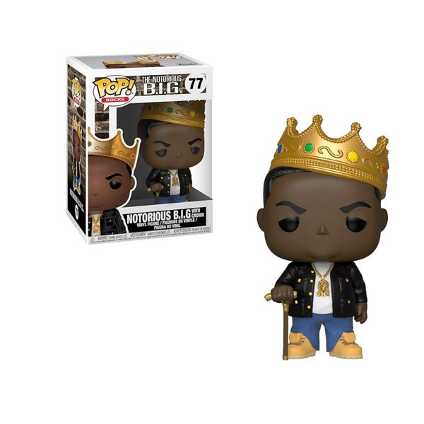 THE NOTORIOUS B.I.G. WITH CROWN 77 FUNKO POP