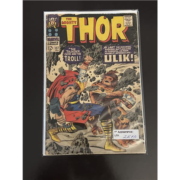The Mighty Thor 1st appearance Ulik