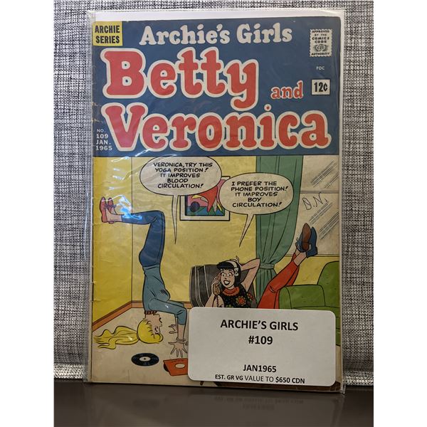 Archie’s girls 12c