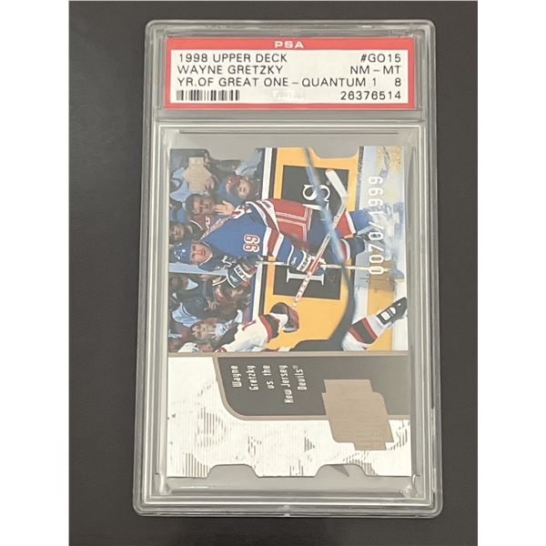 WAYNE GRETZKY  PSA NM 8