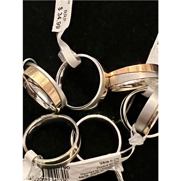 Lot of Wedding Bands NEW RETAIL $245