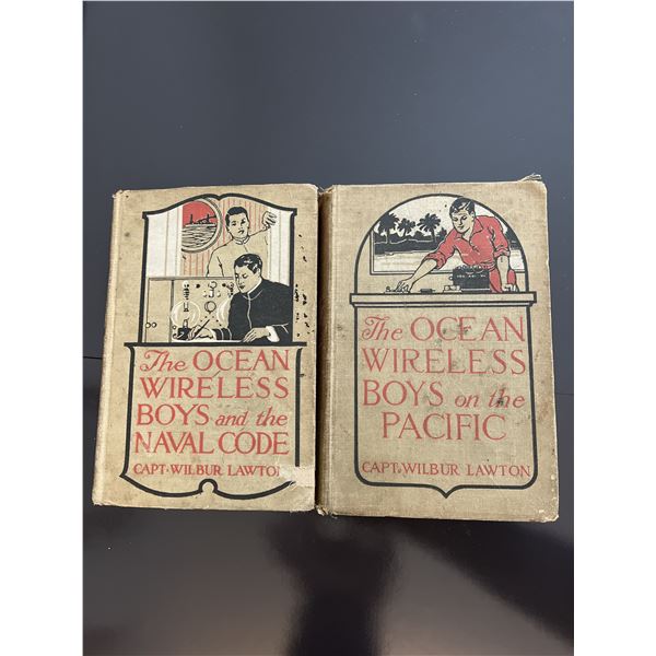 The Ocean Wireless Boys by Capt. Wilbur Lawton 1900's
