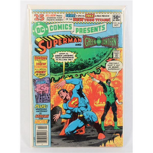 DC COMICS PRESENTS SUPERMAN AND G.LANTERN #26