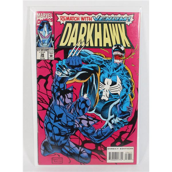 DARKHAWK #36 REMATCH WITH VENOM