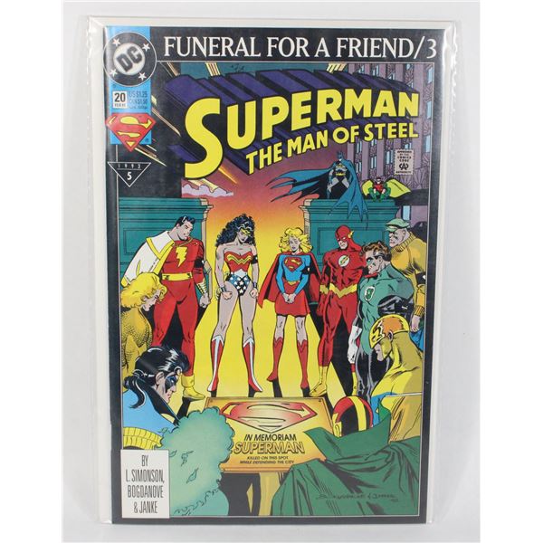 SUPERMAN THE MAN OF STEEL #20