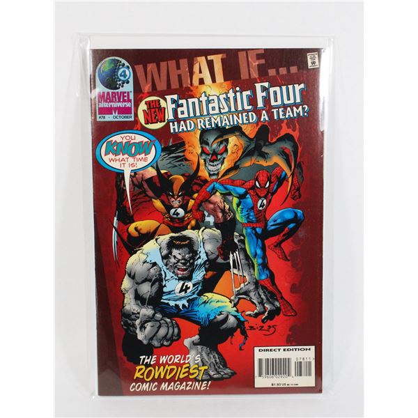 WHAT IF, STARRING THE NEW FANTASTIC FOUR #78