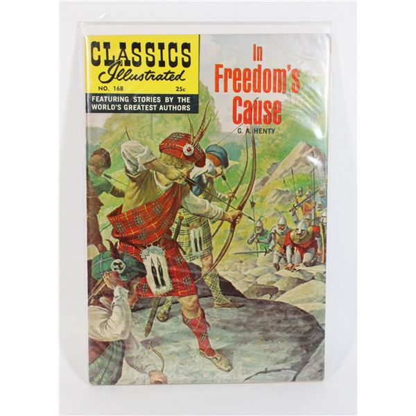 CL. ILLUSTRATED #168 "IN FREEDOM'S CAUSE"