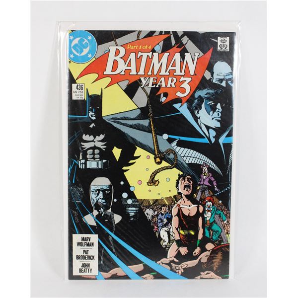 BATMAN YEAR 3 #436