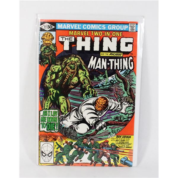 MARVEL COMICS GROUP MARVEL TWO IN ONE THE THING &