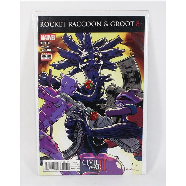 MARVEL ROCKET RACCOON & GROOT #8 (2016)