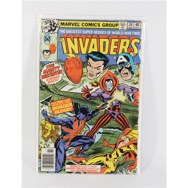 MARVEL THE INVADERS #34 (1978)