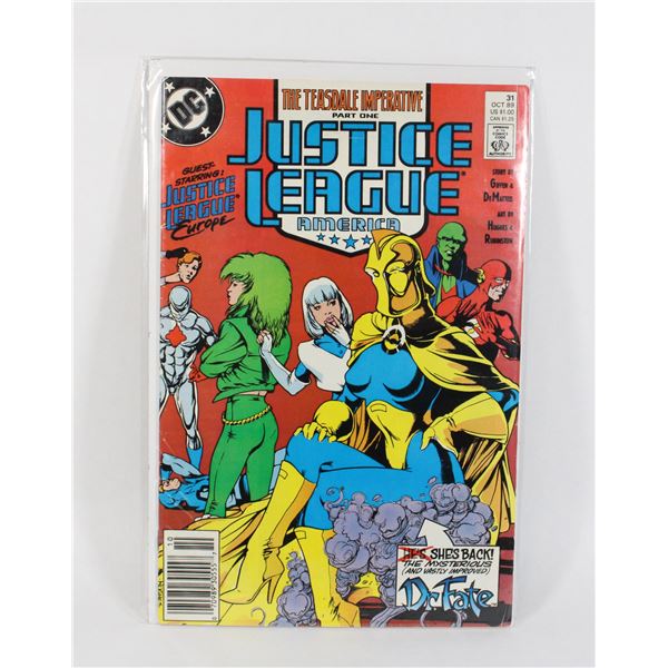 DC JUSTICE LEAGUE AMERICA #31 (1989)