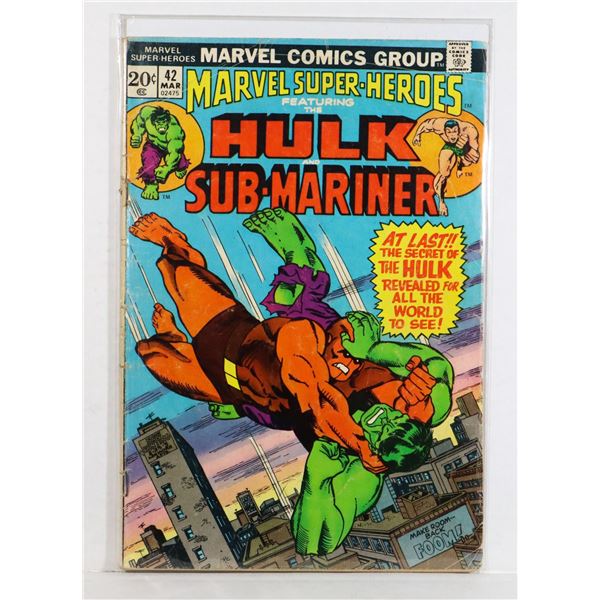 MARVEL SUPER HEROES STARRING THE INCREDIBLEHULK#42