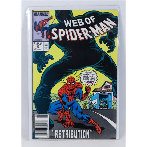 MARVEL WEB OF SPIDER-MAN #39 (1988)