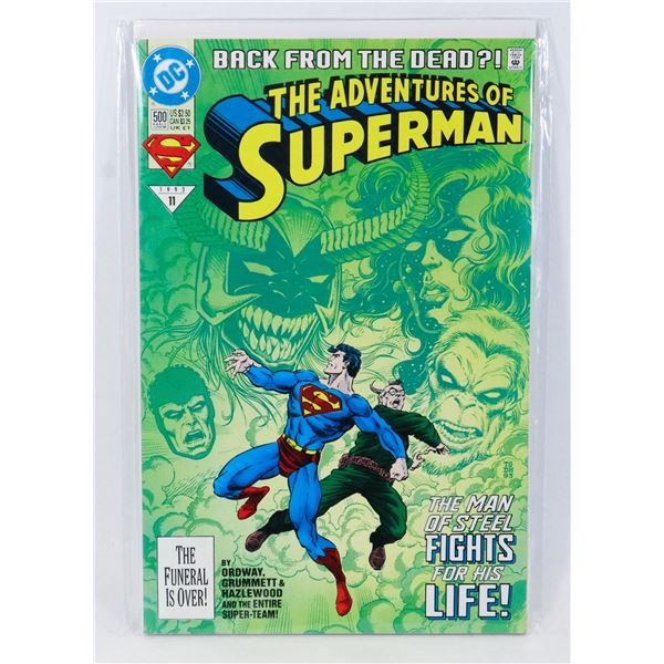 DC THE ADVENTURES OF SUPERMAN #500 (1993)