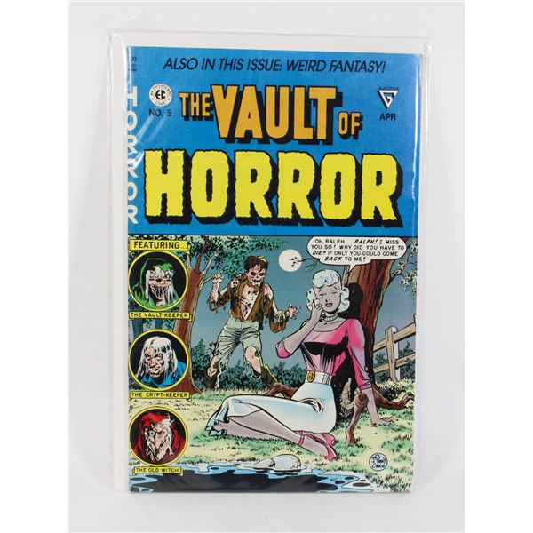 AN ENTERTAINING COMIC HORROR THE VAULT OF