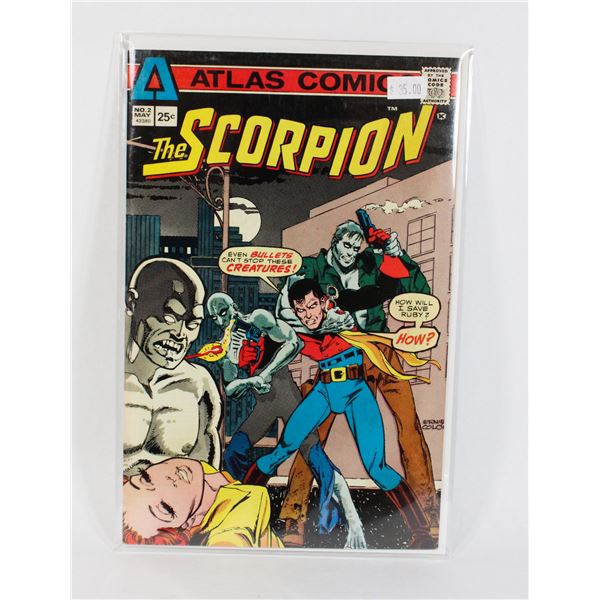 ATLAS COMICS THE SCORPION COMIC NO. 2 MAY