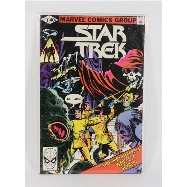 MARVEL COMICS GROUP STAR TREK COMIC #4 JULY