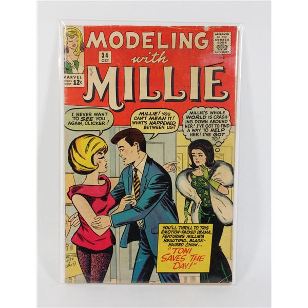 MARVEL COMICS GROUP MODELING WITH MILLIE COMIC