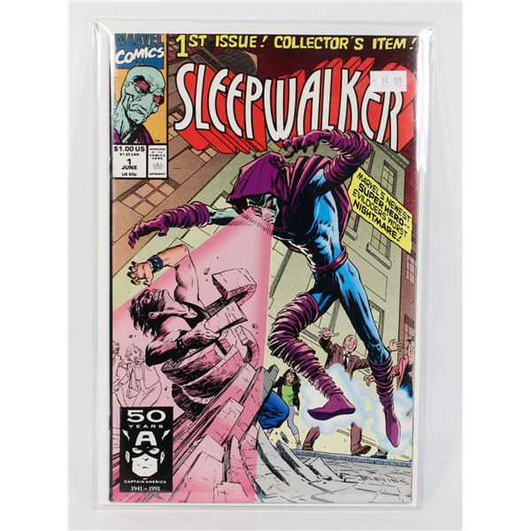 MARVEL COMICS SLEEPWALKER COMIC 1ST ISSUE. #1 JUNE