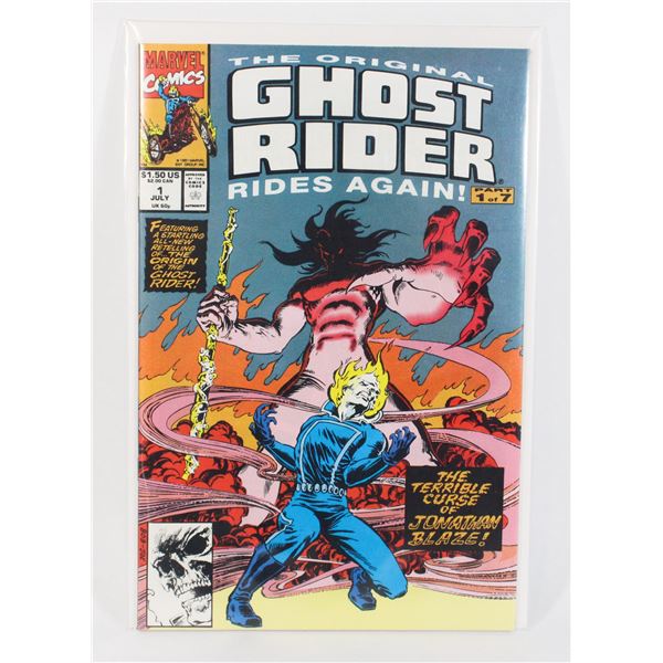 MARVEL COMIC THE ORIGINAL GHOST RIDER RIDES AGAIN!