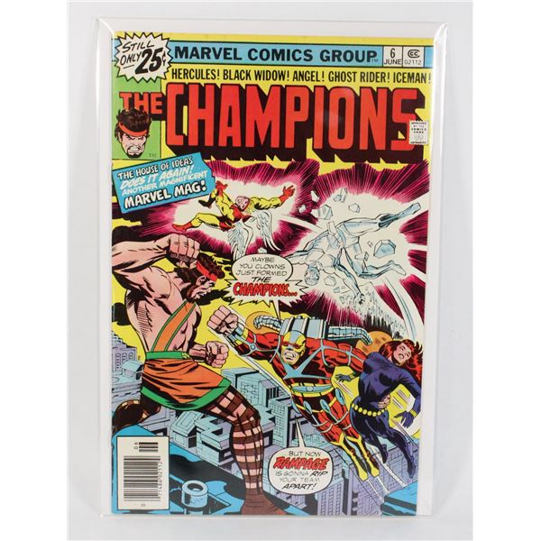 MARVEL COMIC GROUP THE CHAMPIONS COMIC 6 JUNE