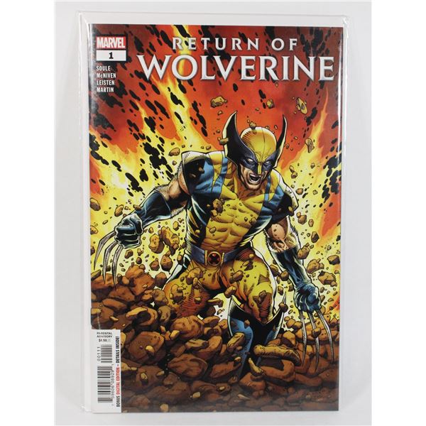 MARVEL RETURN OF WOLVERINE COMIC #1