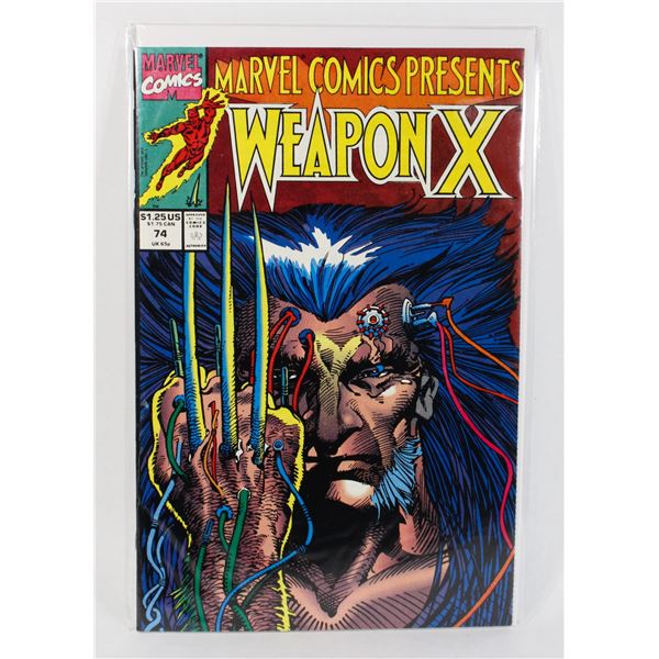 MARVEL COMICS. MARVEL COMICS  PRESENTS WEAPON X
