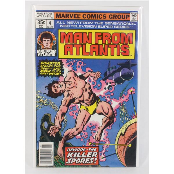 MARVEL COMICS GROUP MAN FROM ATLANTIS COMIC #4