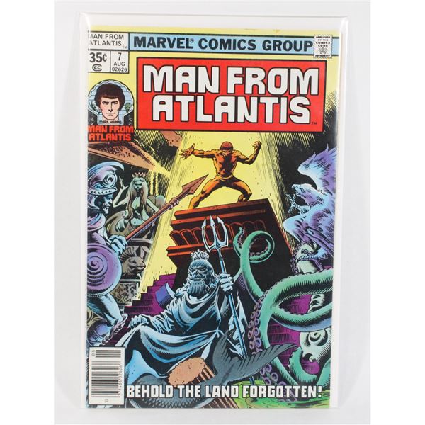 MARVEL COMICS GROUP MAN FROM ATLANTIS COMIC #7 AUG