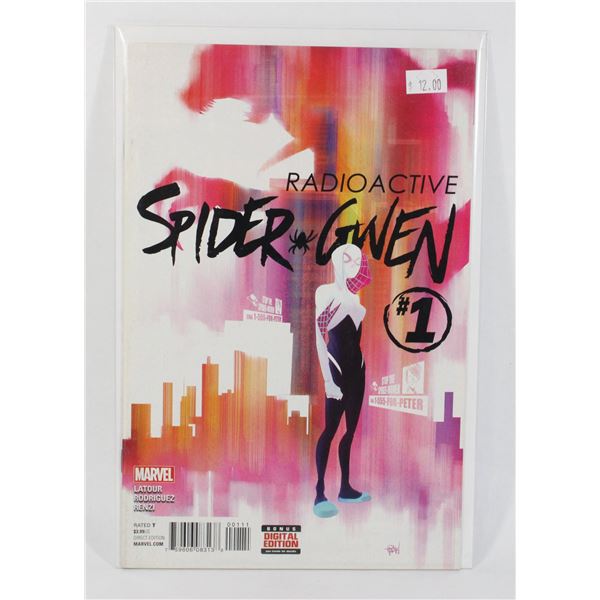MARVEL RADIOACTIVE SPIDER GWEN #1 DIRECT EDITION