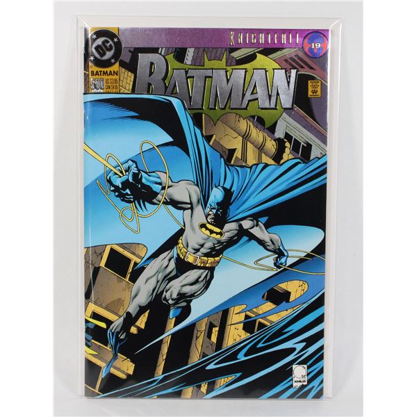 DC KNIGHT FALL BATMAN COMIC DIE-CUT #500 1993