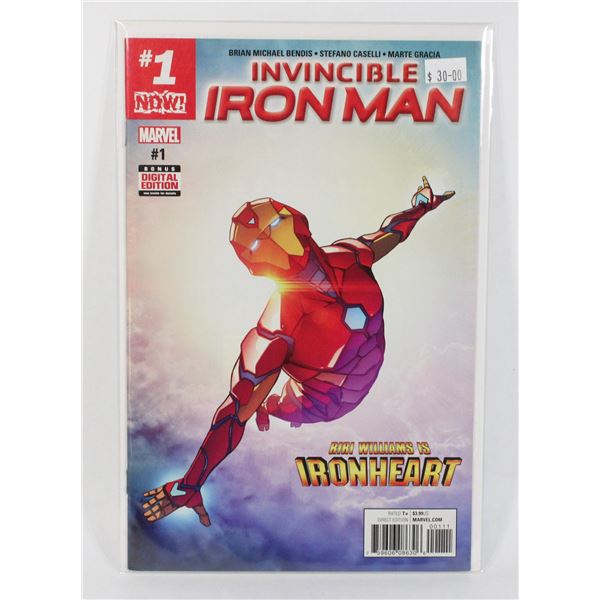 MARVEL INVINCIBLE IRON MAN COMIC #1 DIRECT EDITION