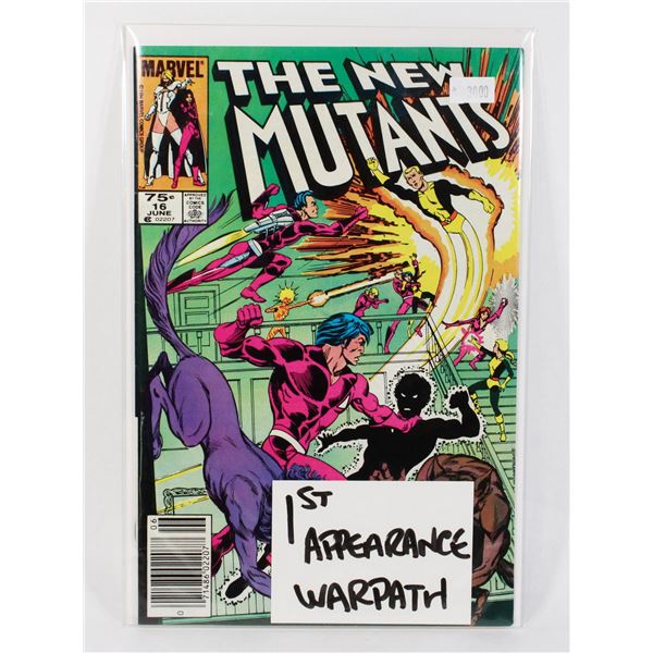 MARVEL THE NEW MUTANTS COMIC JUNE 16 1984