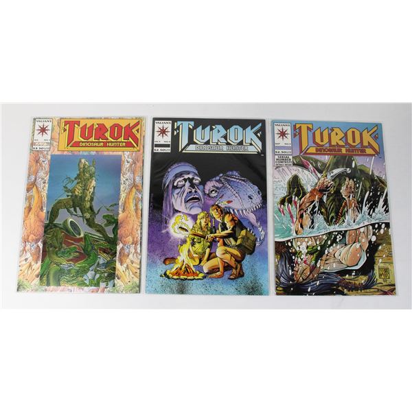 VALIANT TUROK DINOSAUR HUNTER COMICS