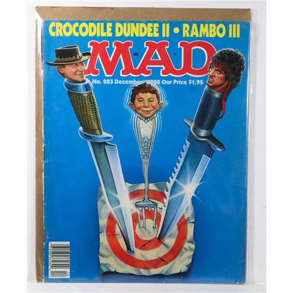 MAD MAGAZINE #283 (CROCODILE DUNDEE VS RAMBO)
