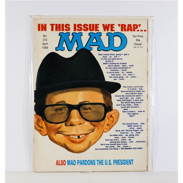 MAD MAGAZINE NO. 312  APRIL 1988