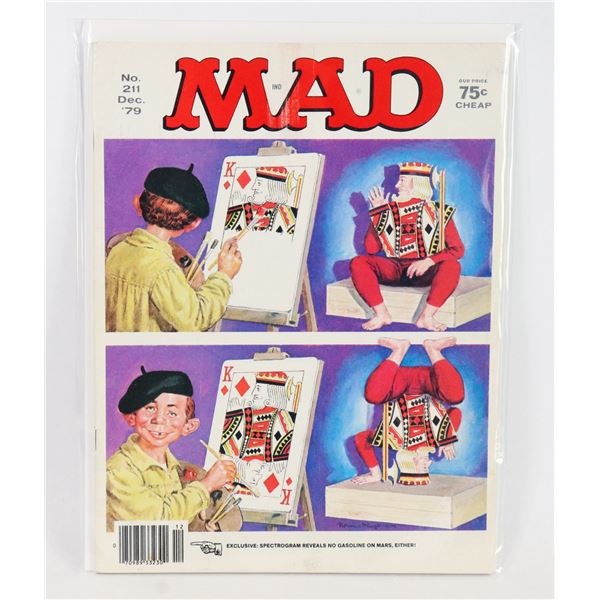 MAD MAGAZINE #211 (1979) (ALFIE IS SUCH A CARD)