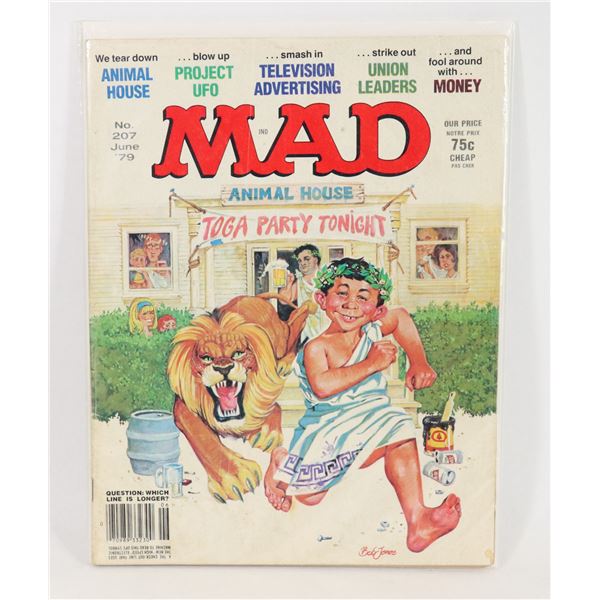 MAD MAGAZINE #207 (1979) (ANIMAL HOUSE HILARITY!)