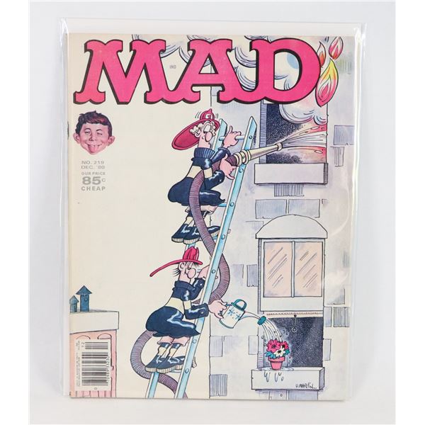 MAD MAGAZINE #219 (DON MARTIN COVER ART) (1980)