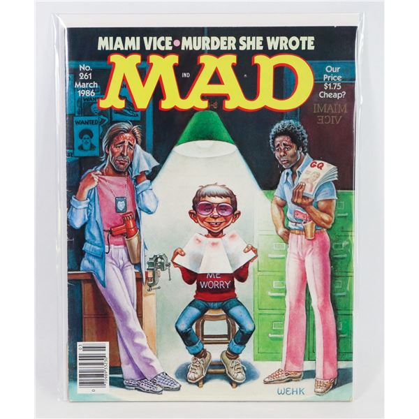 MAD MAGAZINE #261 (1986) (ALFIE SWEATS MIAMI VICE