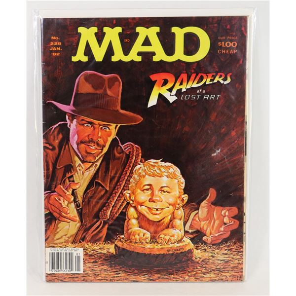 MAD MAGAZINE #228 (RAIDERS OF THE LOST ARK PARODY)