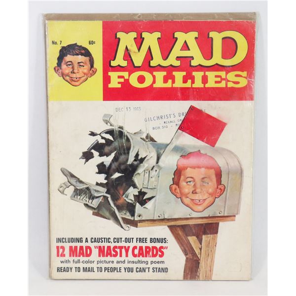 MAD FOLLIES #7 (1969) (HAS BONUS)