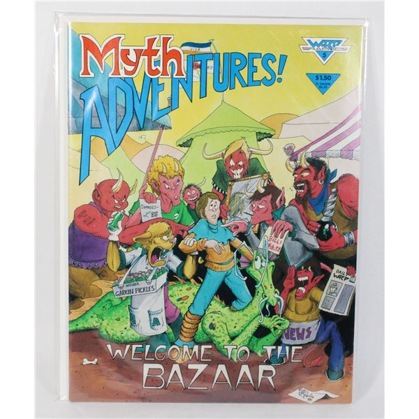 WARP GRAPHICS MYTH ADVENTURES! WELCOME TO THE