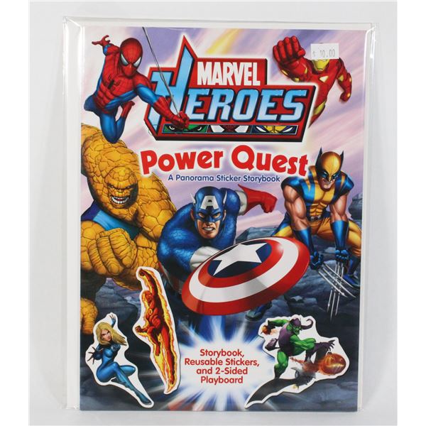 MARVEL HEROES POWER QUEST A PANORAMA STICKER
